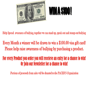Enter to win a $100 Visa Gift Card